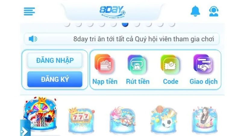 Trang chủ nhà cái 8Day